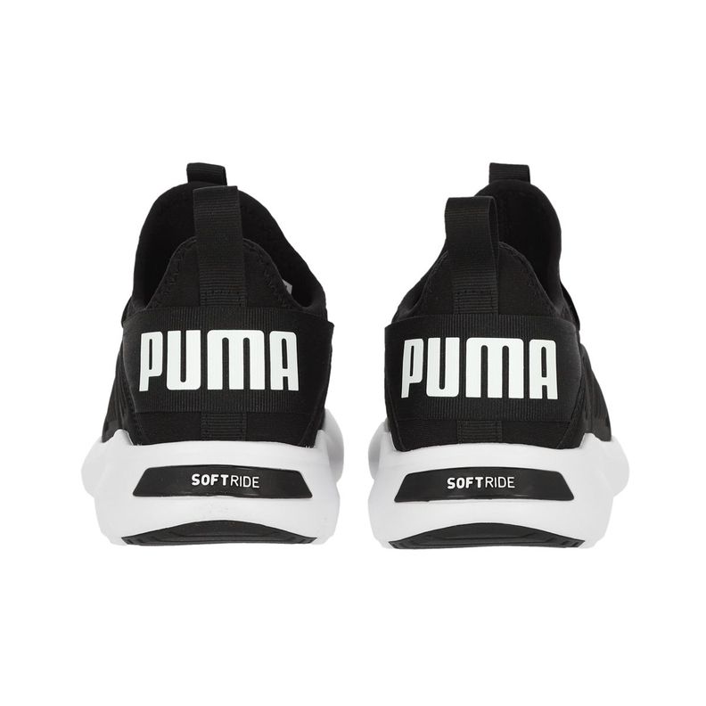 Zapatilla Puma Softride Fly Hombre Black/White-3
