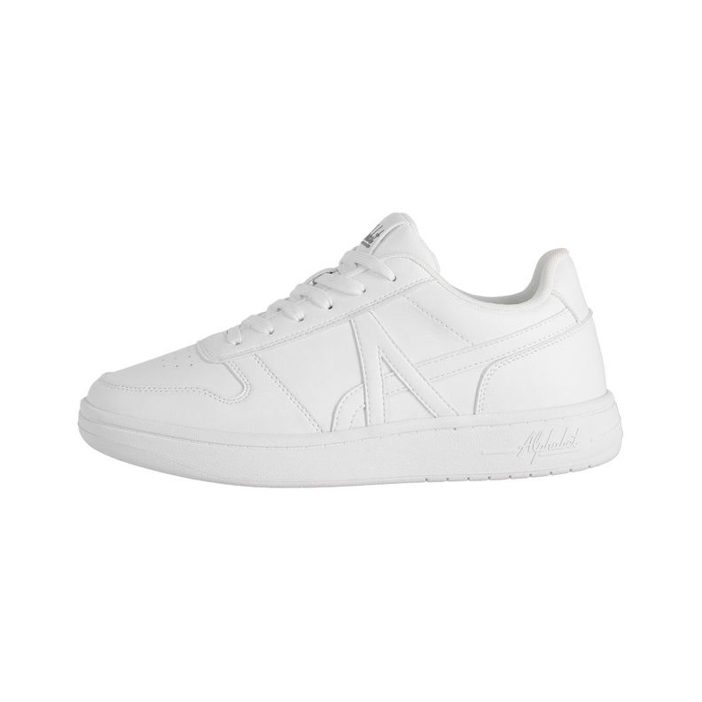 Zapatillas Urbanas Hombre Alphabet Cross Street Low Blancas-1