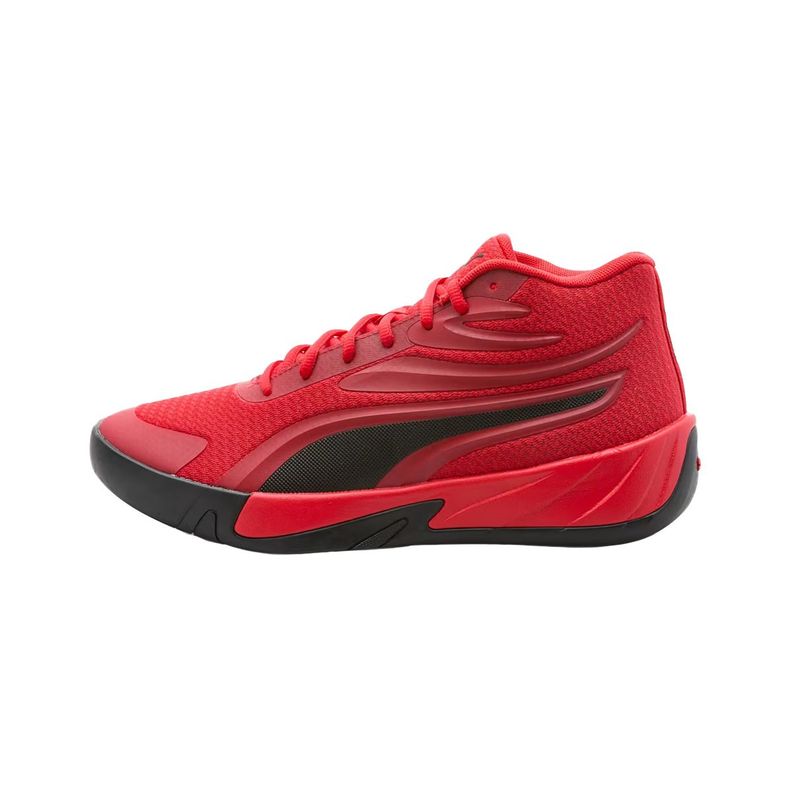 Zapatillas Básquetbol Hombre Court Pro Puma Rojas/Negras-0