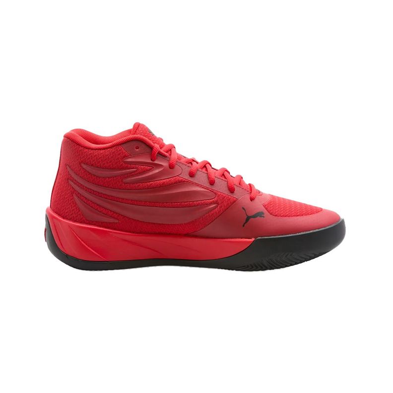 Zapatillas Básquetbol Hombre Court Pro Puma Rojas/Negras-1