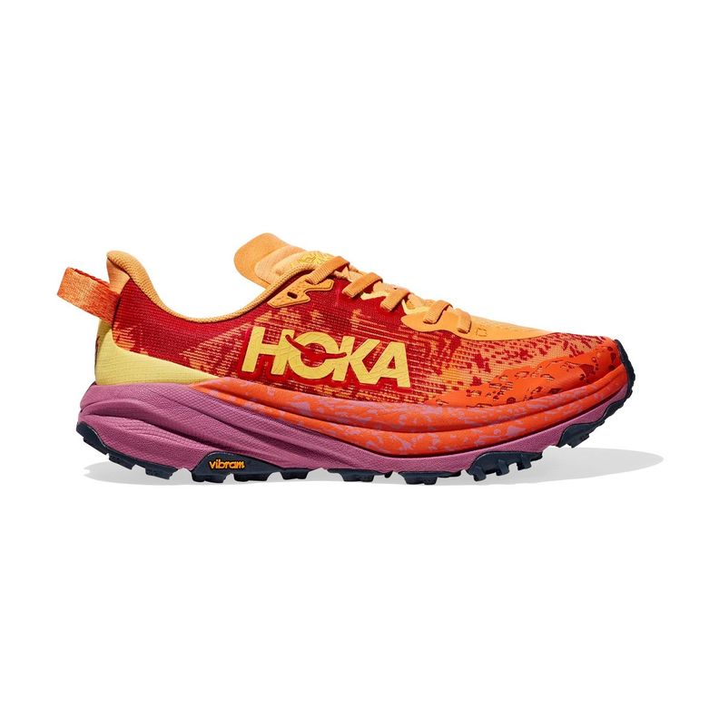Zapatilla Hoka Speedgoat 6 Mujer Sherbet/Beet Root-0