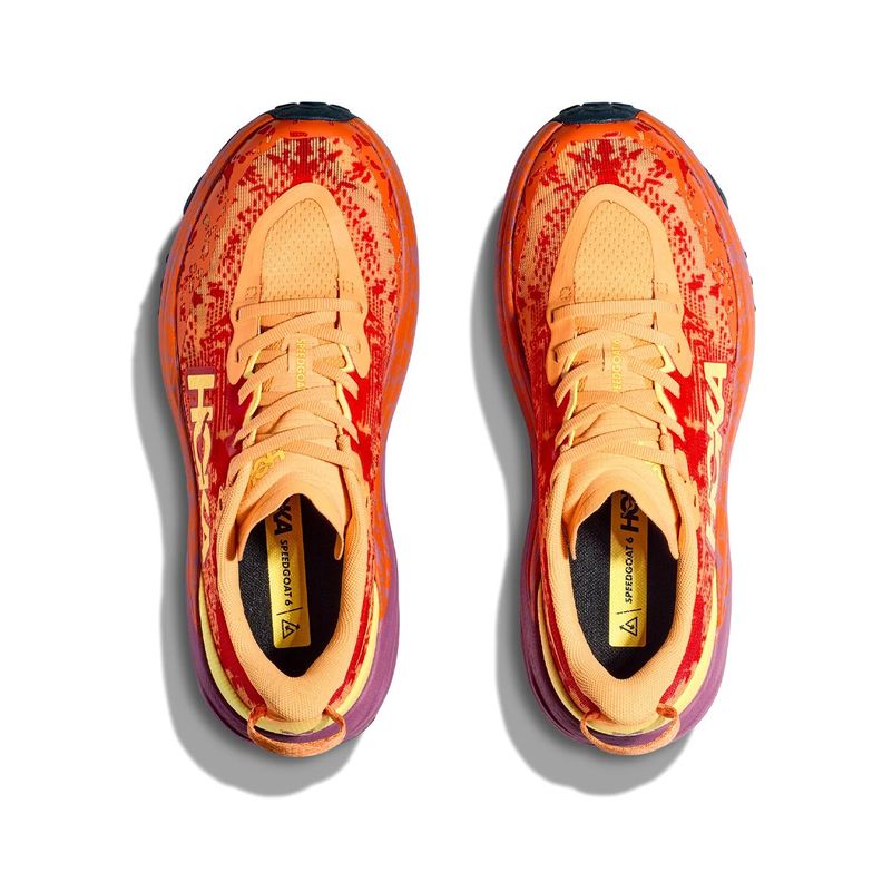 Zapatilla Hoka Speedgoat 6 Mujer Sherbet/Beet Root-1