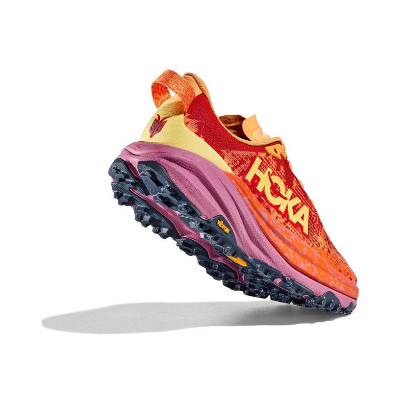 Zapatilla Hoka Speedgoat 6 Mujer Sherbet/Beet Root-3