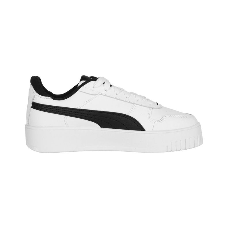 Zapatilla Puma Carina Street Mujer White/Black/Silver-1