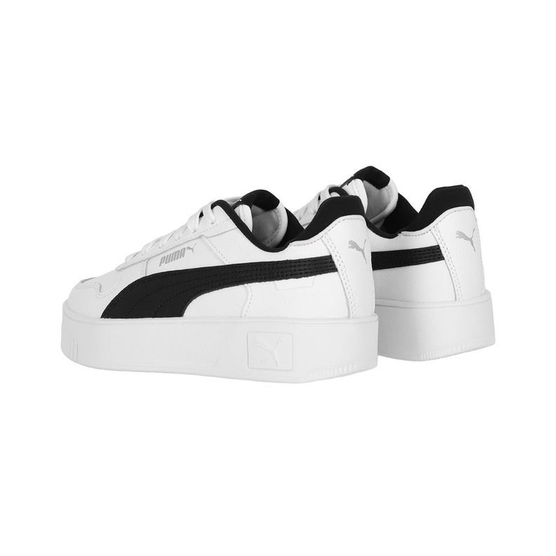Zapatilla Puma Carina Street Mujer White/Black/Silver-3