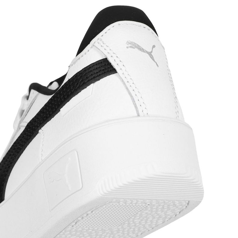 Zapatilla Puma Carina Street Mujer White/Black/Silver-5