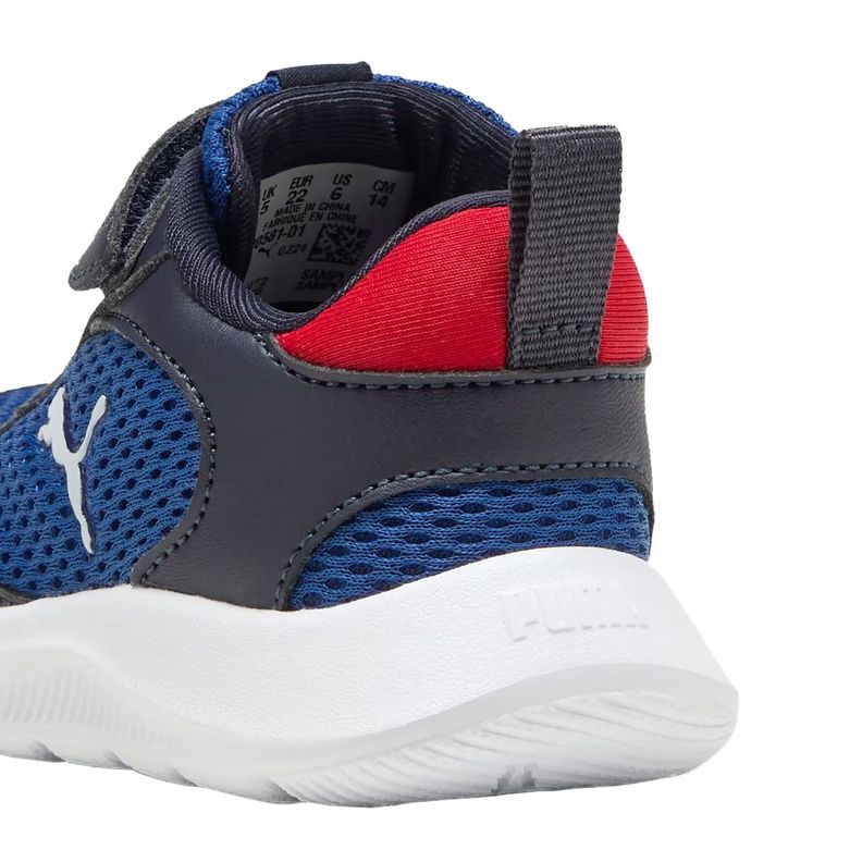 Zapatillas Urbanas Puma Fun Racer 2 Baby Negras/Azules/Roja-2