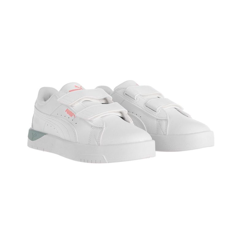 Zapatillas Urbanas Niños Jada Classic Puma Blancas/Verdes-2