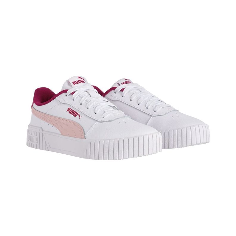 Zapatilla Puma Carina 2.0 Joven Blancas/Rosadas-2