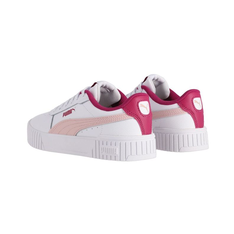 Zapatilla Puma Carina 2.0 Joven Blancas/Rosadas-3