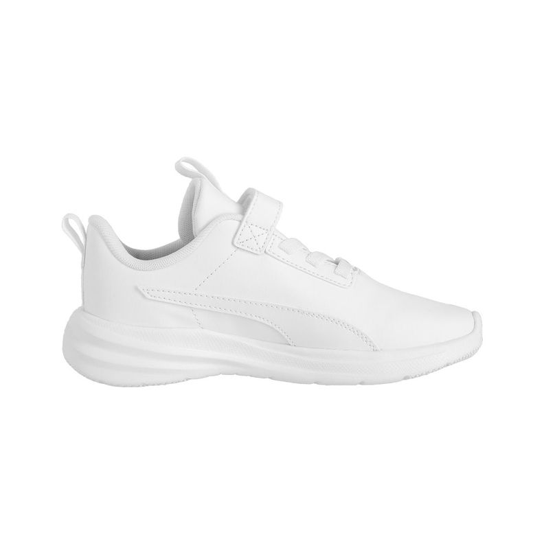 Zapatilla Puma Rickie Runner Niño Blancas-1