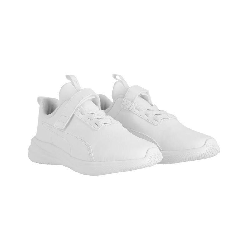 Zapatilla Puma Rickie Runner Niño Blancas-2