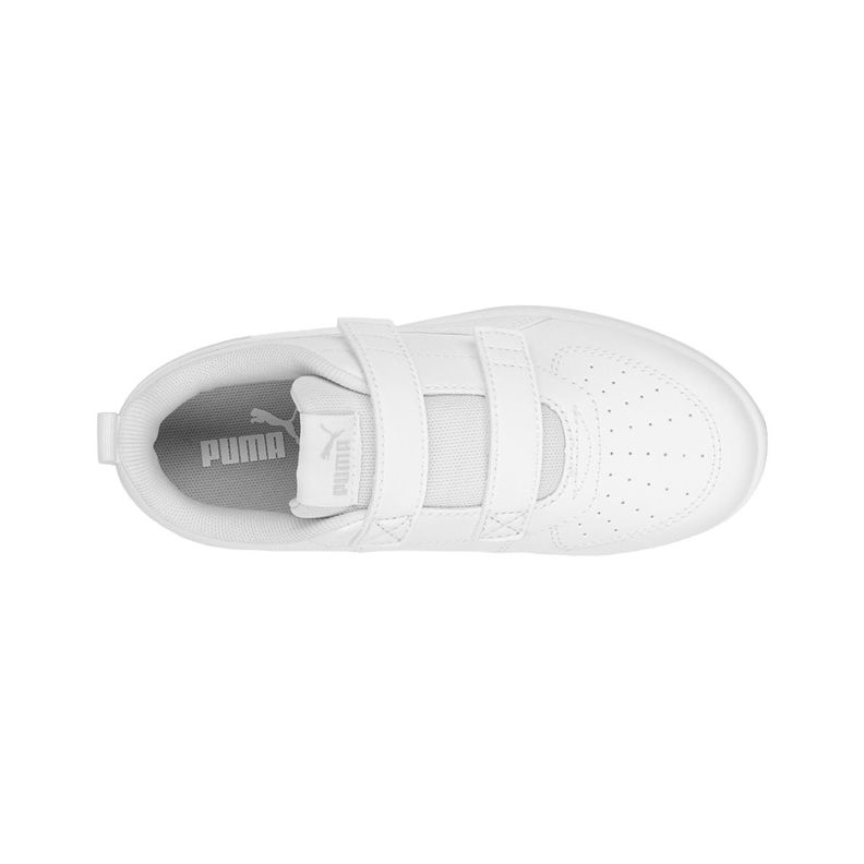 Zapatilla Puma Rickie Niño Blanco-4