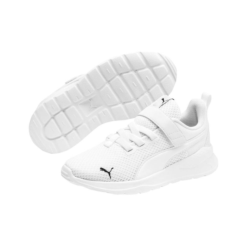 Zapatillas Urbanas Niños Anzarun Lite Puma Blancas-2