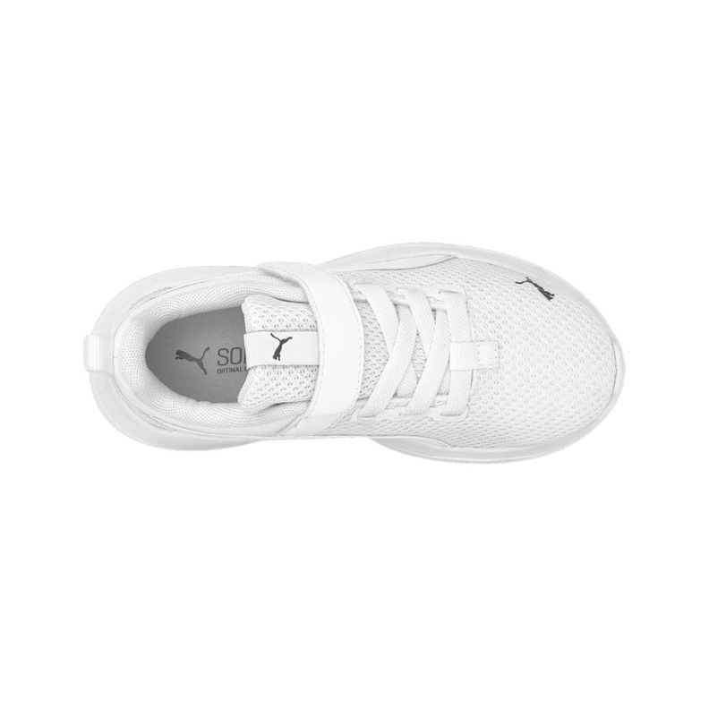 Zapatillas Urbanas Niños Anzarun Lite Puma Blancas-4
