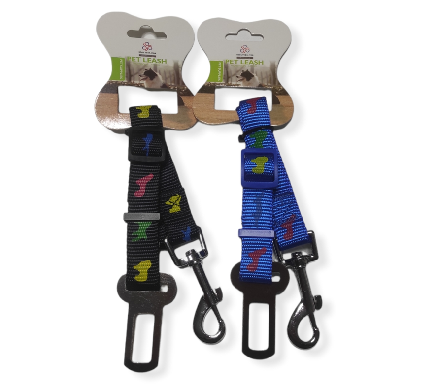 Pack 2 Cinturon De Seguridad Mascota Vehiculo Macho Diseño-0