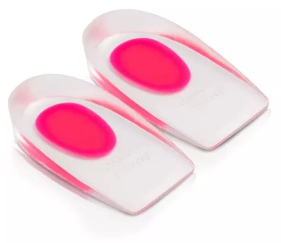 Par Taloneras PLantillas Gel Silicona Ortopedica Rosada ( 2 Unidades)-0