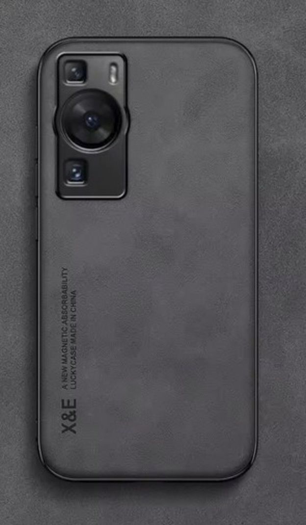Carcasa Protector Huawei P60 Pro Silicona Mate Color Negro Calidad-0