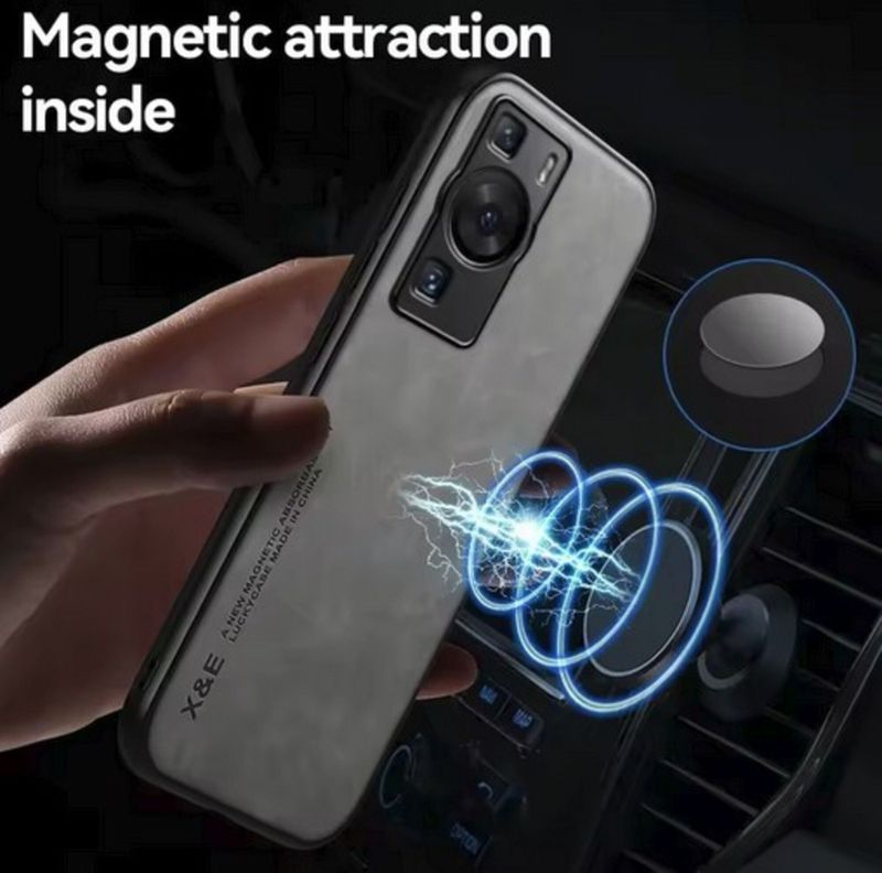 Carcasa Protector Huawei P60 Pro Silicona Mate Color Negro Calidad-2