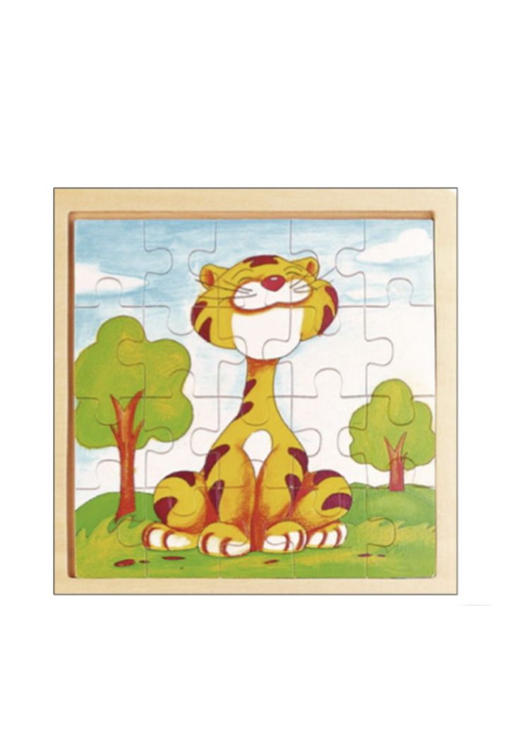 PUZZLE MADERA 20 PIEZAS TIGRE-0