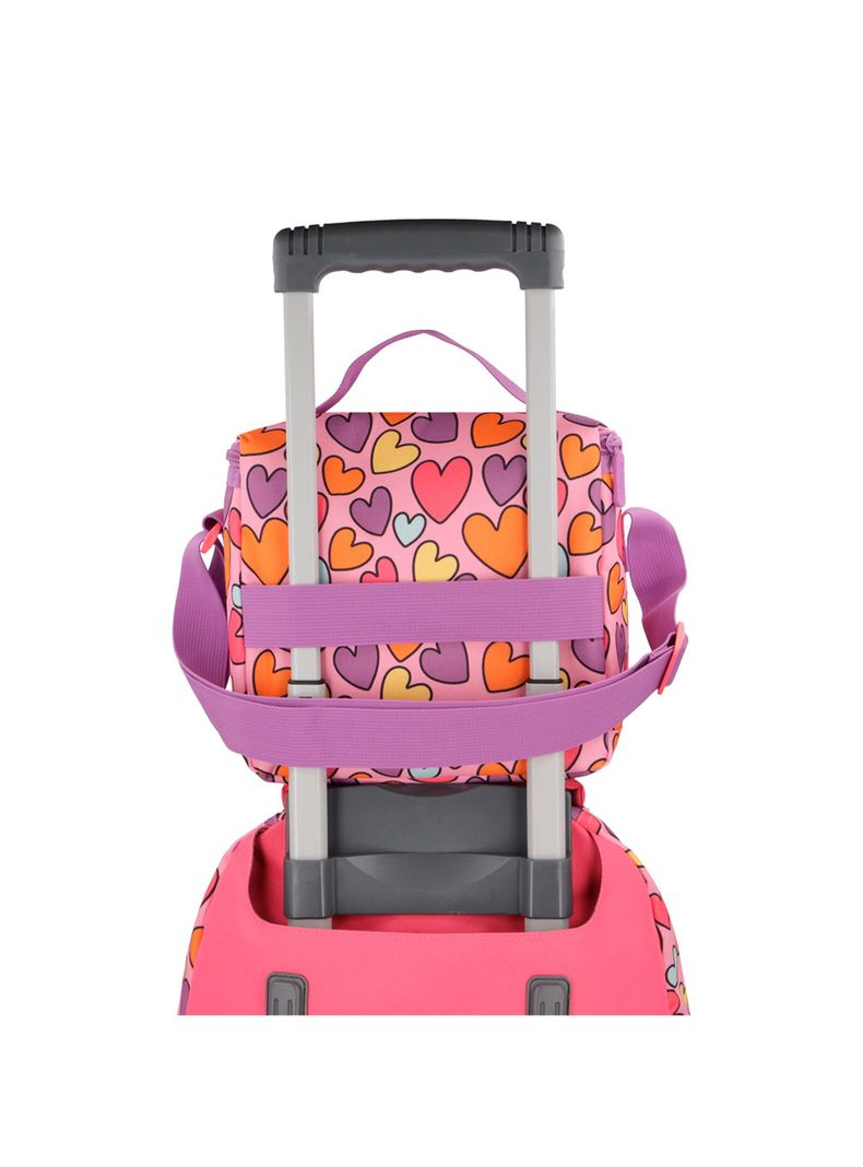 Pack Mochila con ruedas Xtrem Run 5XT Panda Rosado-4