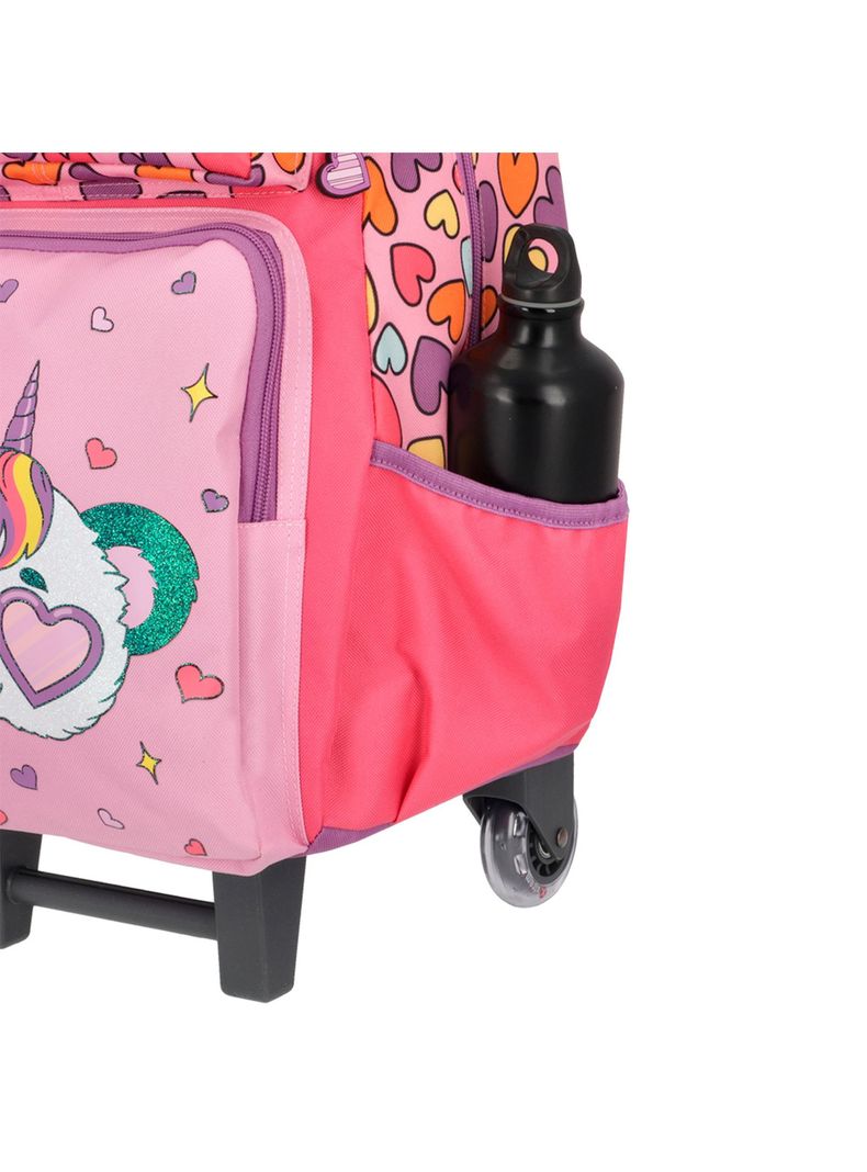 Pack Mochila con ruedas Xtrem Run 5XT Panda Rosado-5