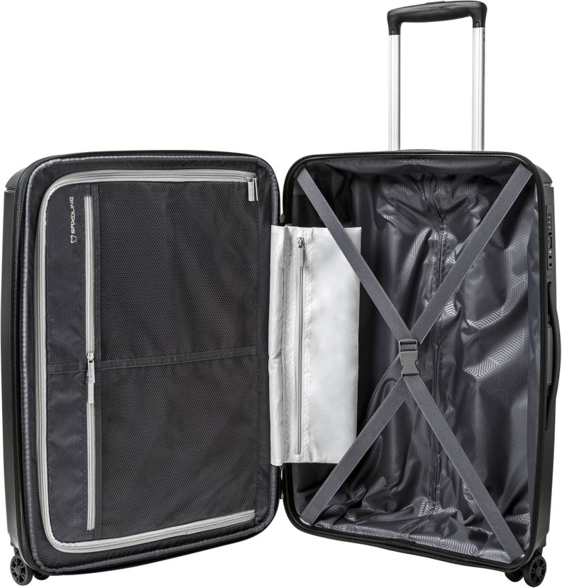 Maleta Mediana Saxoline Fortress Negro-3
