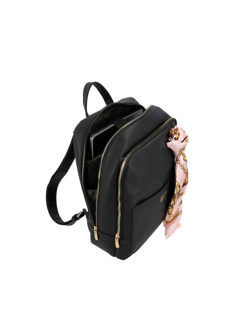 Mochila Notebook Secret Riga FW25 Negro 14"-3