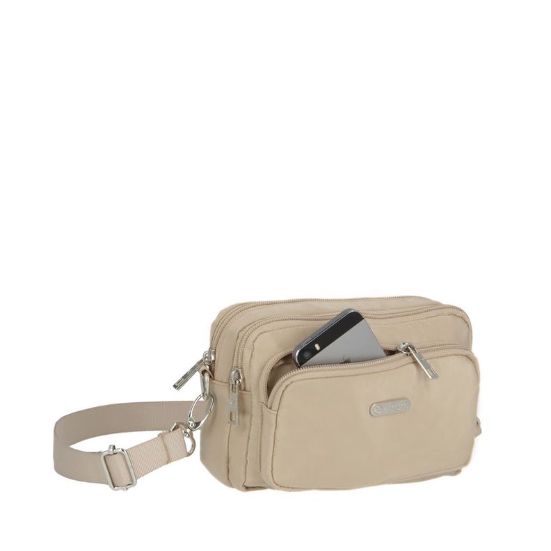 Cartera Bandolera Weekend Beige Pequeña-7