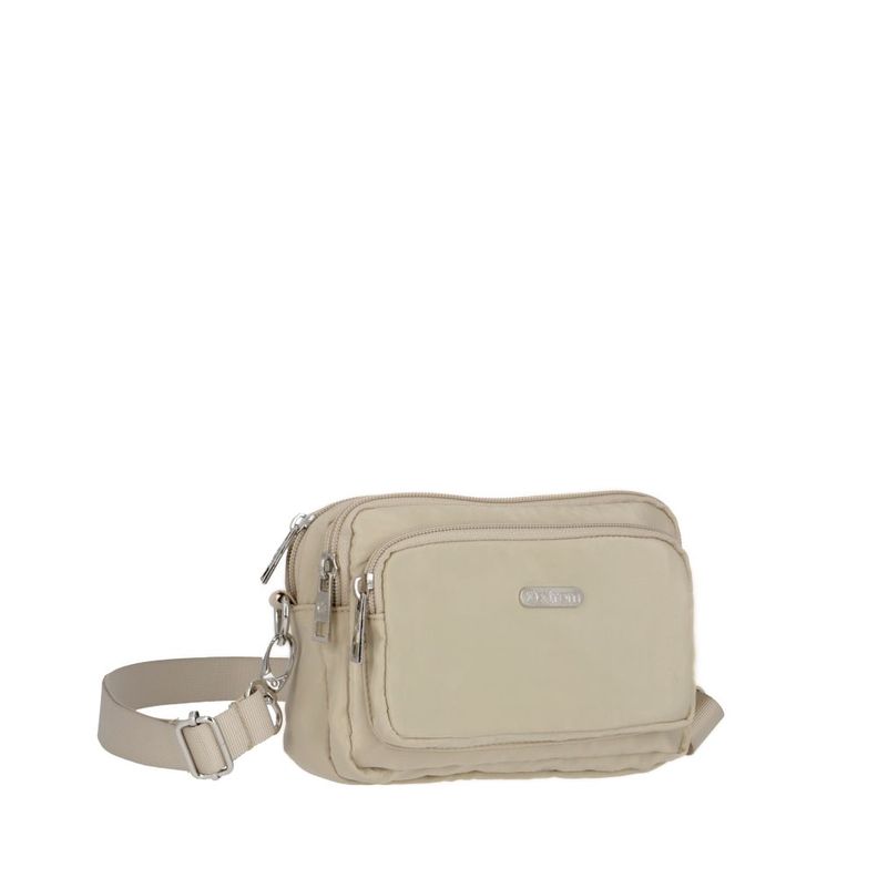 Cartera Bandolera Weekend Beige Pequeña-1