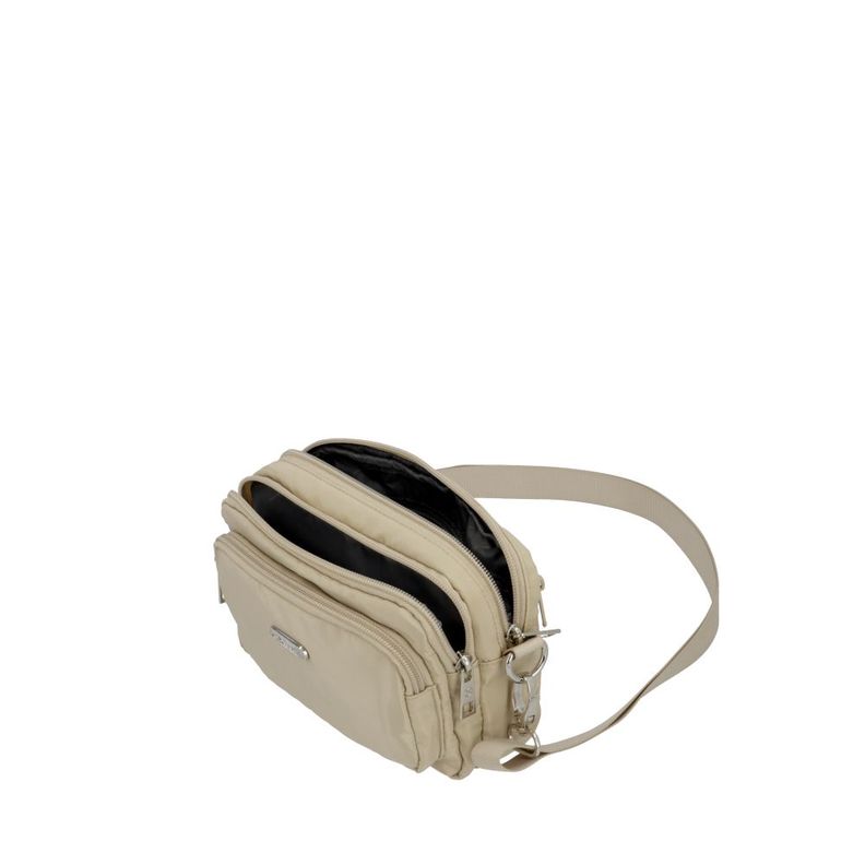 Cartera Bandolera Weekend Beige Pequeña-2