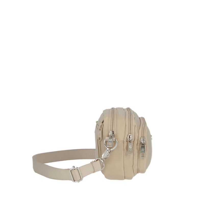 Cartera Bandolera Weekend Beige Pequeña-4