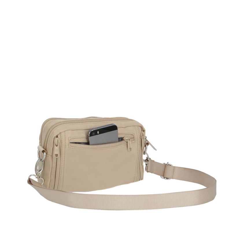 Cartera Bandolera Weekend Beige Pequeña-8