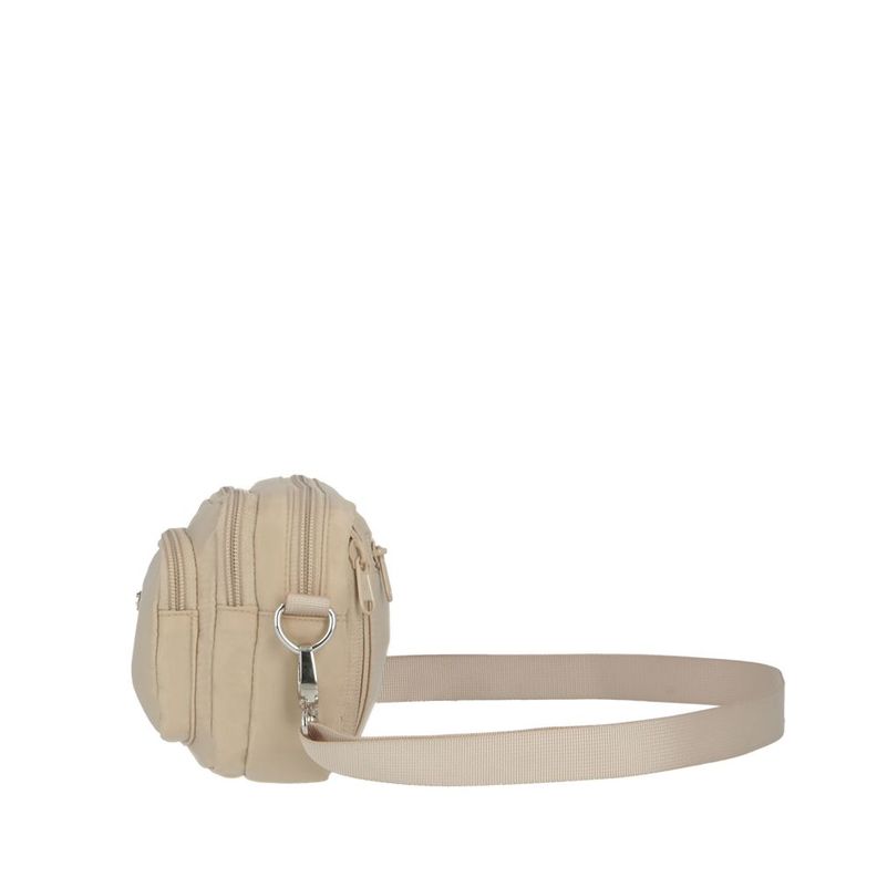 Cartera Bandolera Weekend Beige Pequeña-3