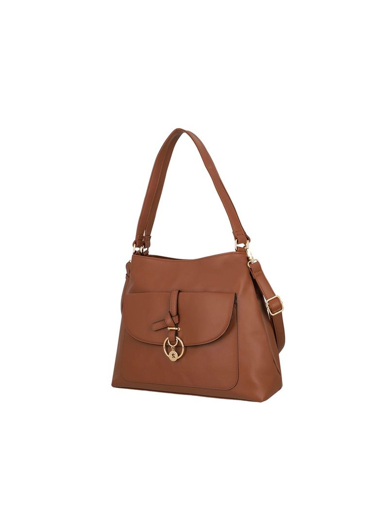 Cartera de hombro Secret Mantua FW25 L Café-1