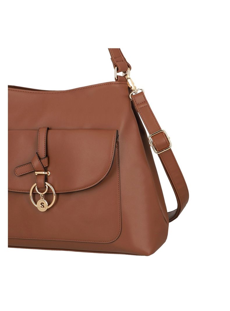Cartera de hombro Secret Mantua FW25 L Café-4