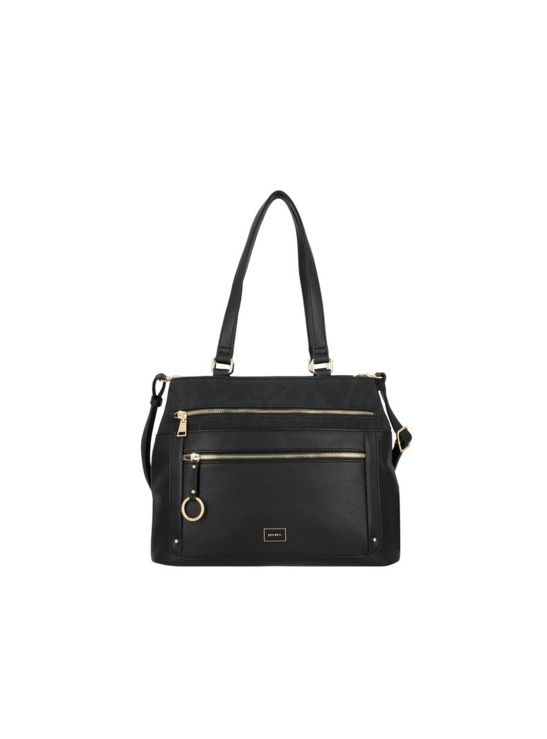 Cartera Tote Secret Lourdes FW25 L Negro-0