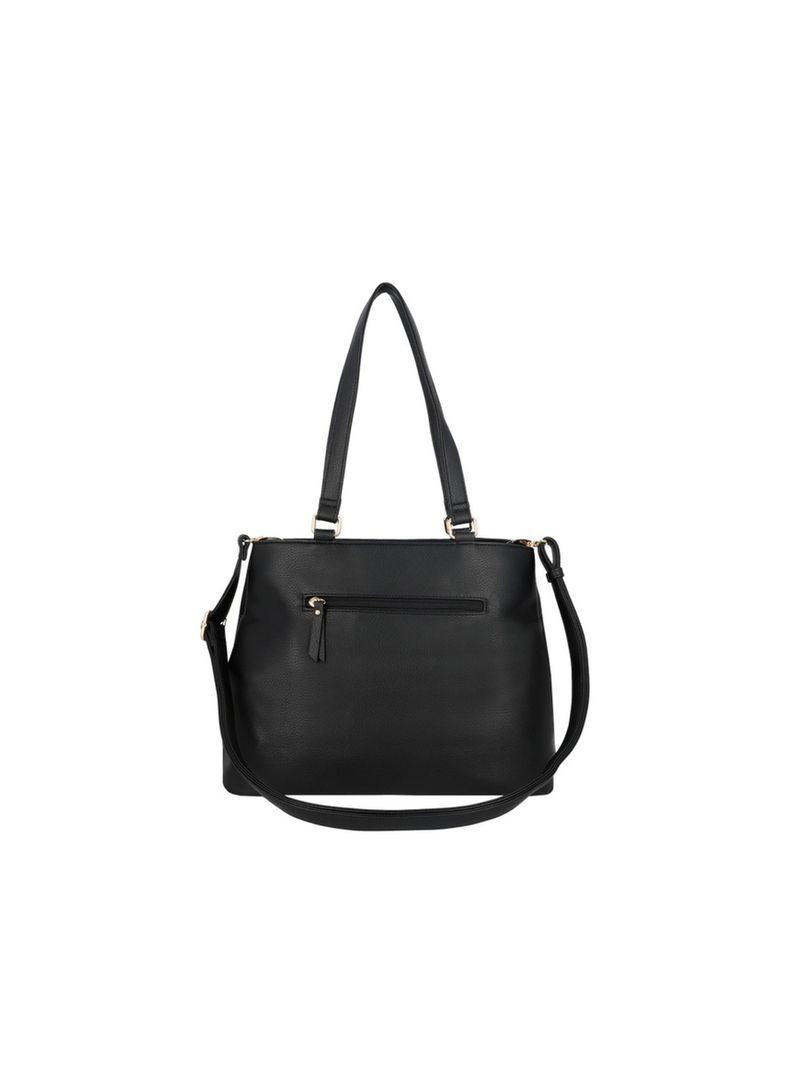 Cartera Tote Secret Lourdes FW25 L Negro-2