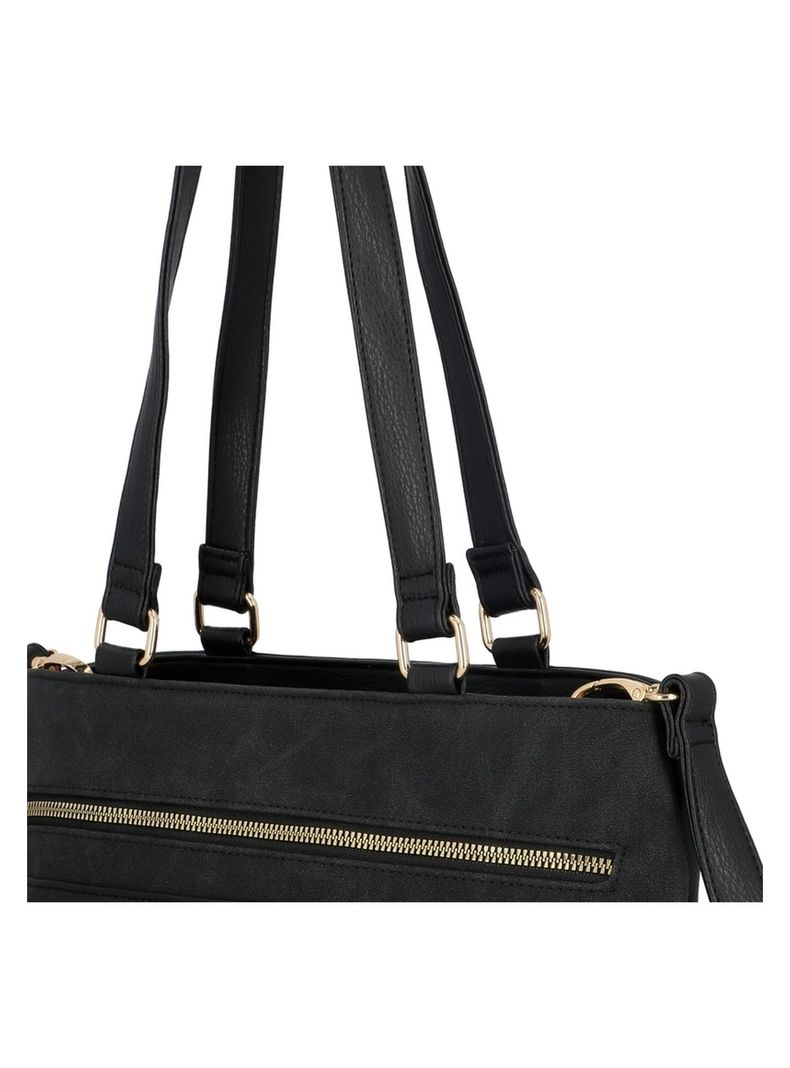 Cartera Tote Secret Lourdes FW25 L Negro-5
