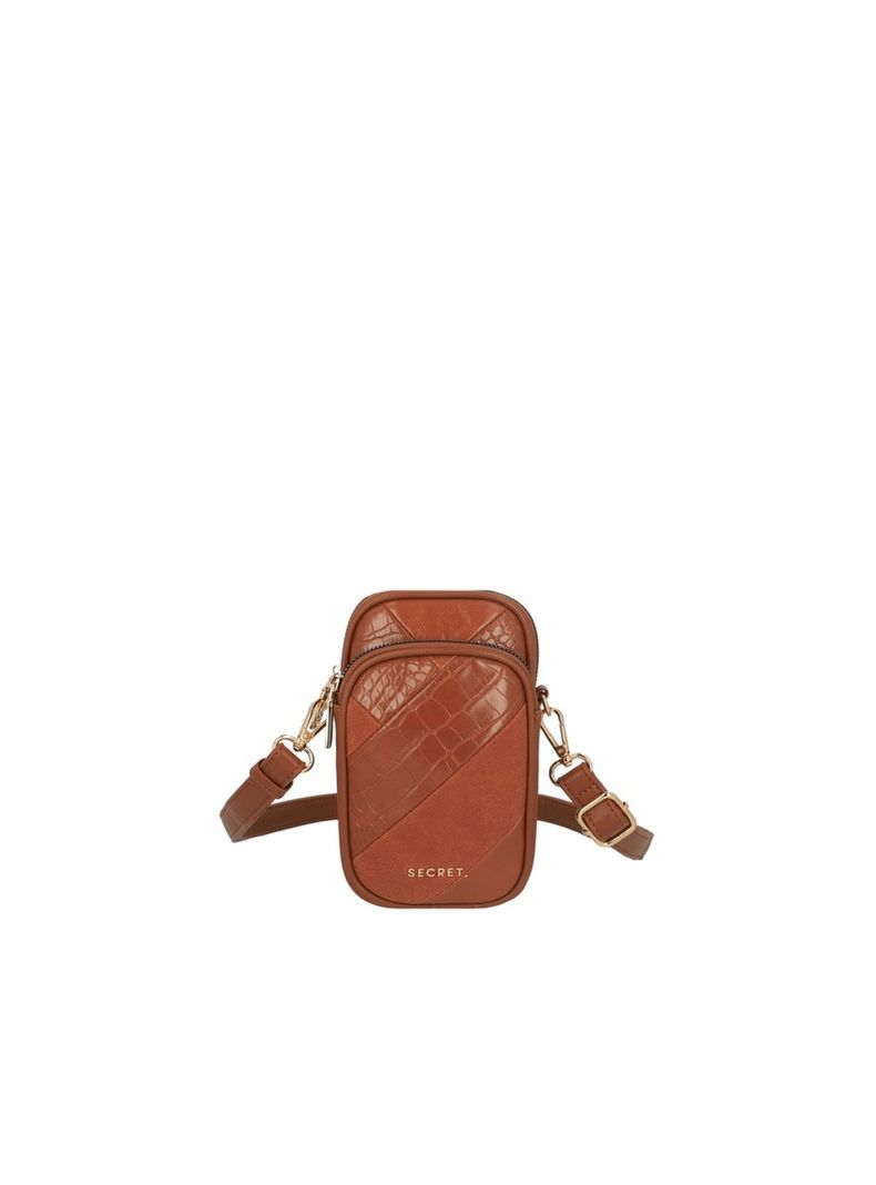 Portacelular Secret Ede FW25 L Café Medio-0