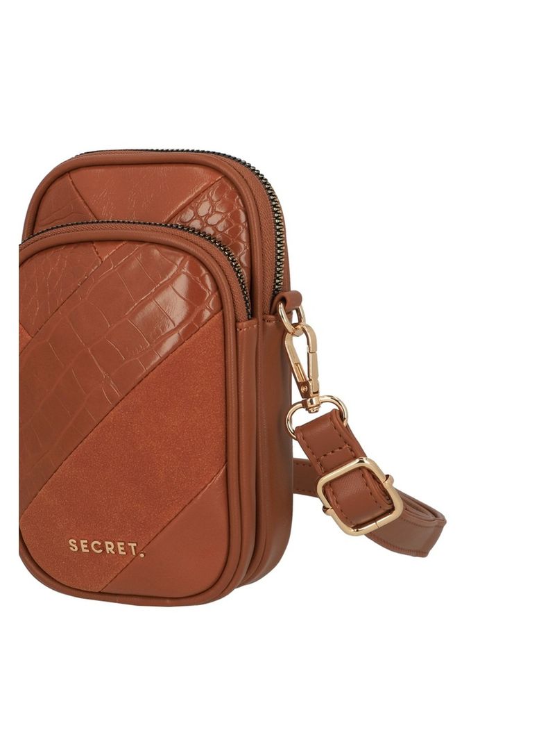 Portacelular Secret Ede FW25 L Café Medio-4