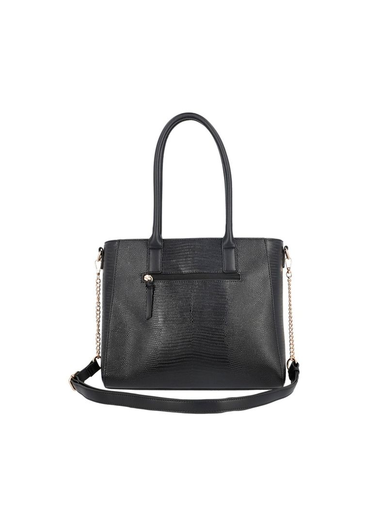 Cartera Tote Secret Virginia SS25 Negro L-2