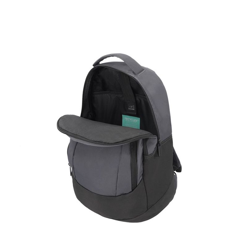 Mochila Notebook Saxoline Crossway Gris 17"-2