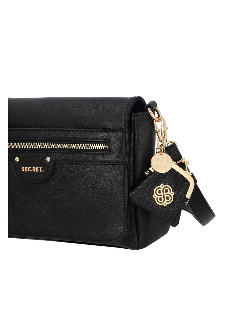 Bandolera Secret Lisse FW25 M Negro-6