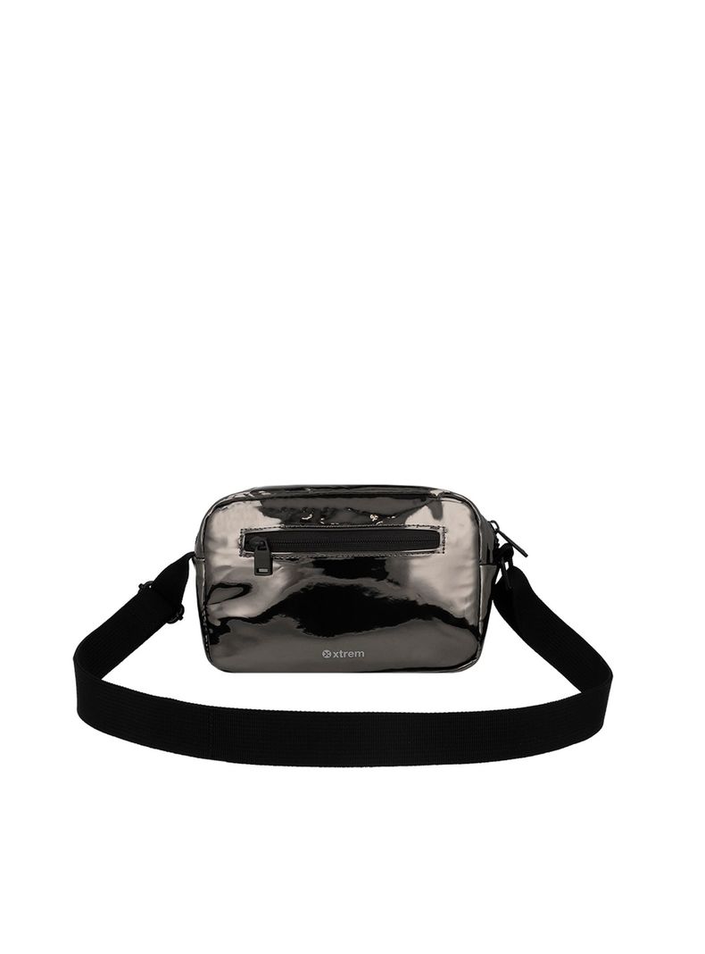 Cartera cruzada Xtrem Izzie 3XT Gris Metálico S-2