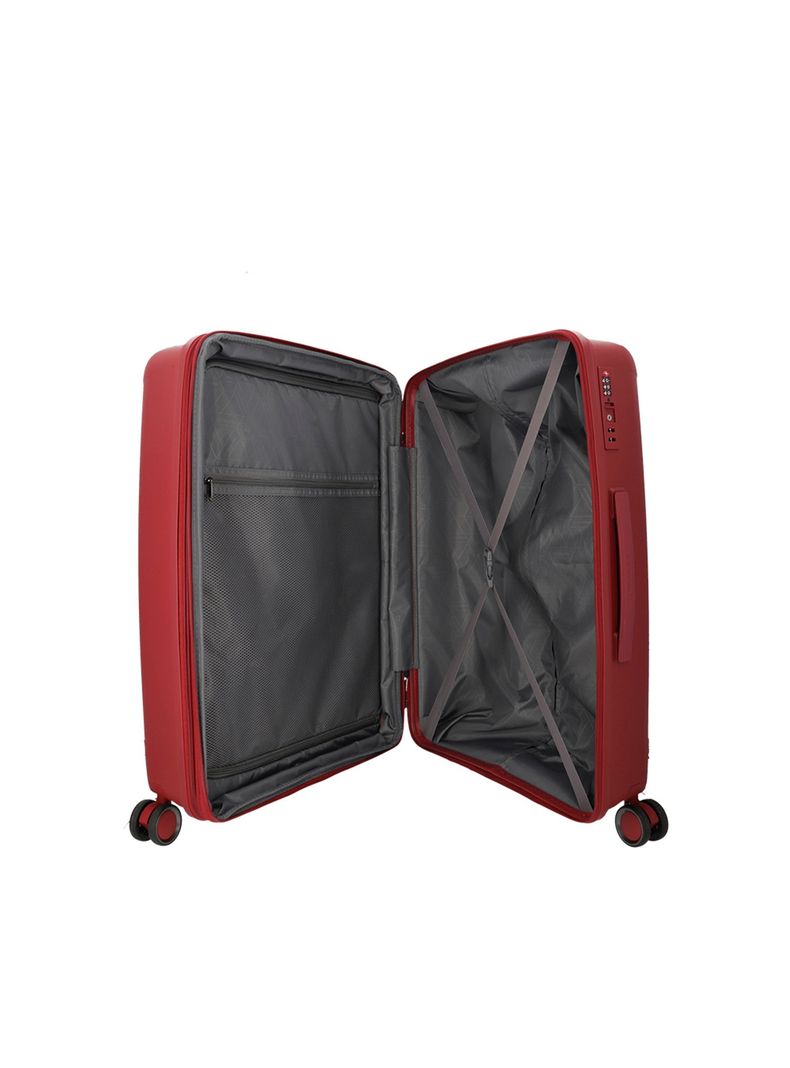 Maleta Mediana Saxoline Moonstone Rojo-3