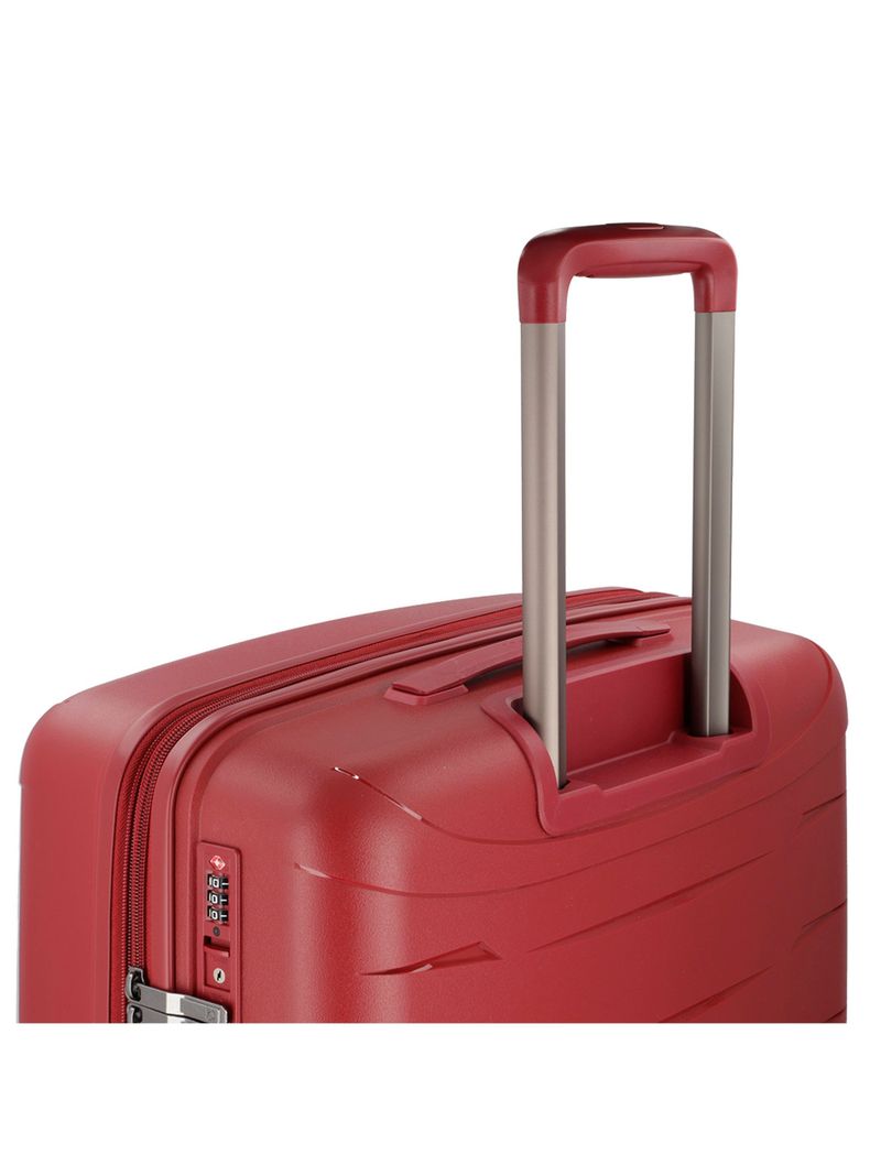 Maleta Mediana Saxoline Moonstone Rojo-9