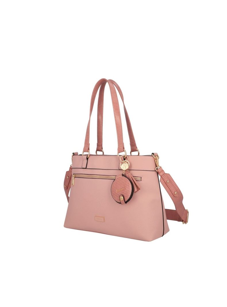 Cartera Tote Secret Albacete FW25 L Rosado-1