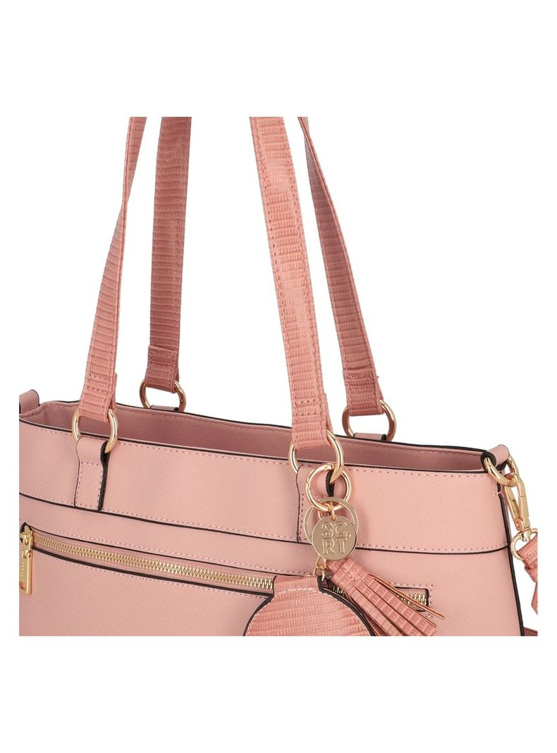 Cartera Tote Secret Albacete FW25 L Rosado-5