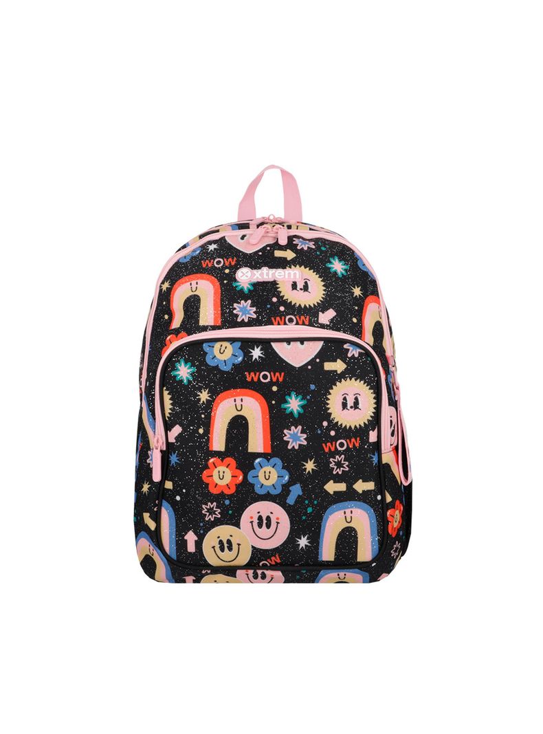 Mochila Xtrem Hopper 5XT Arcoíris Negro-0